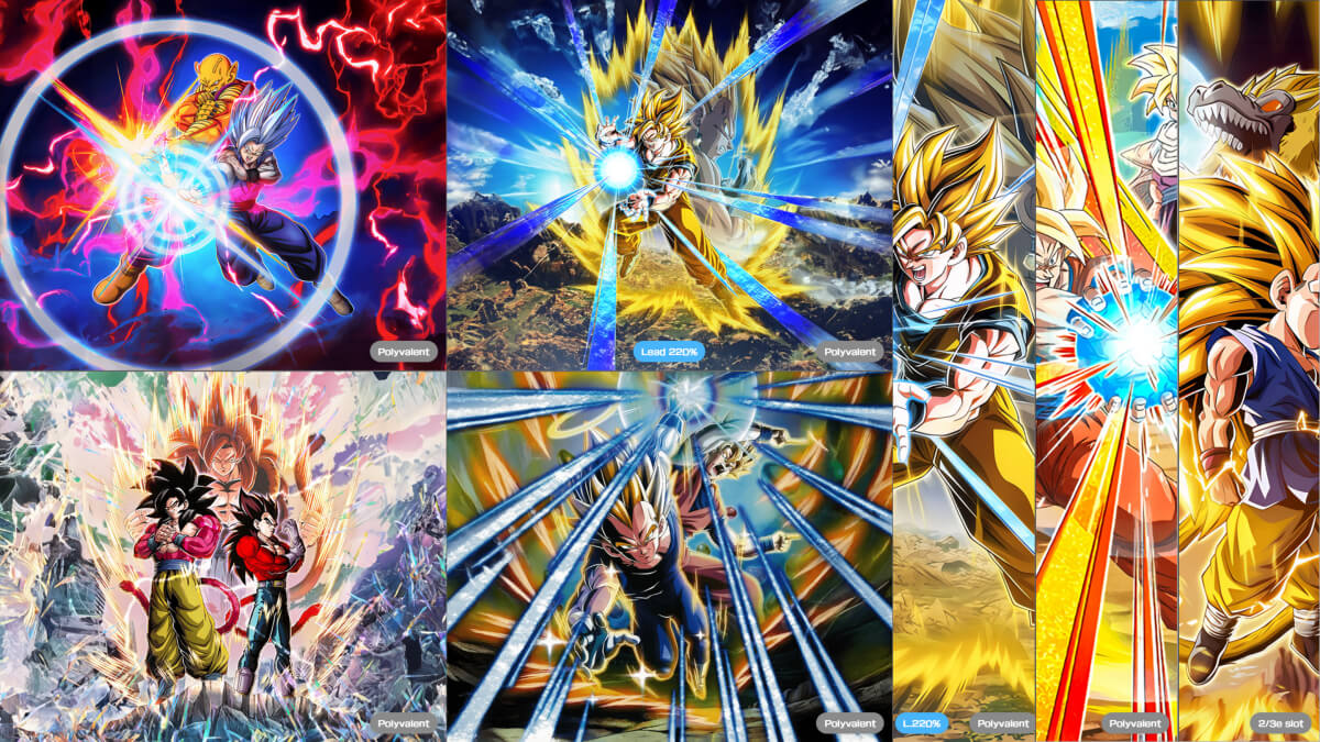 Teams principales Son Goku SSJ TP switch Son Gohan SSJ PUI