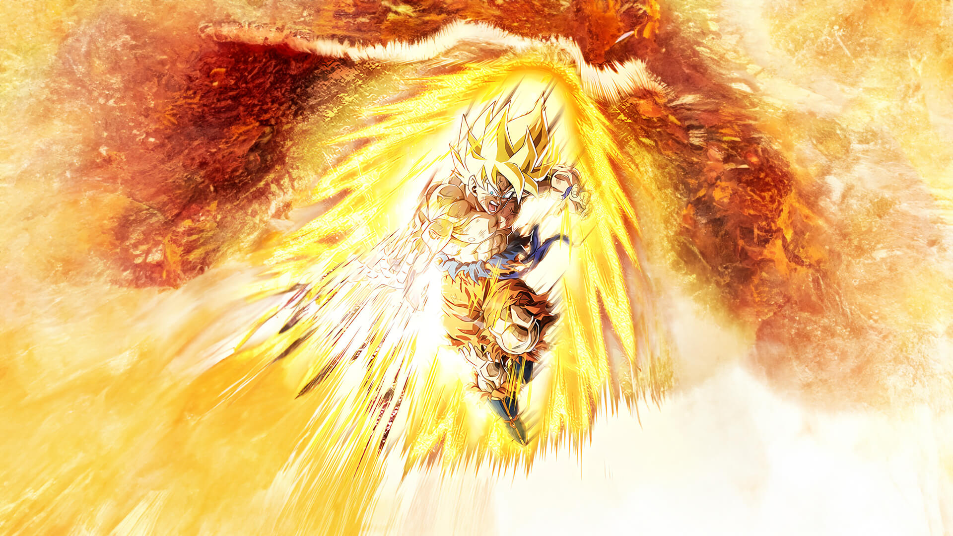 Son Goku SS, un coup rempli de colère 