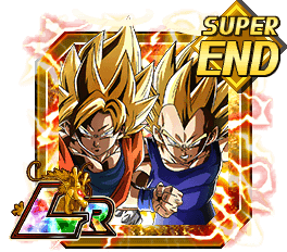 Son Goku Super Saiyan (ange) et Vegeta Super Saiyan (ange) [END] : Force combative fusionnée [ZLR]