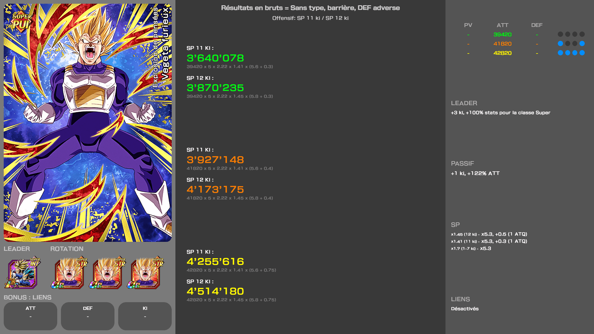 Fiche n°2Vegeta furieux : Explosion de pensées