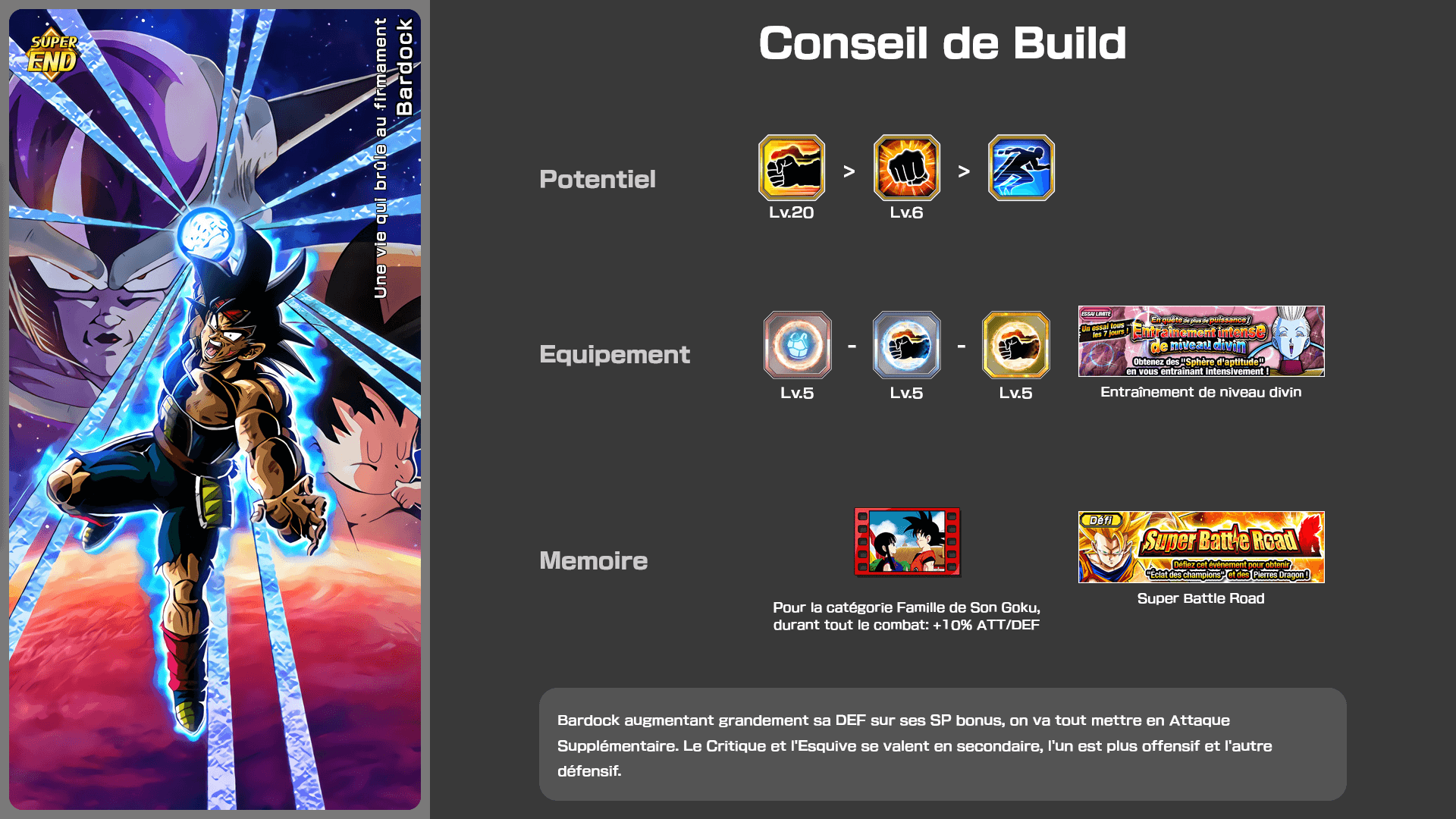 Fiche n°1Bardock : Une vie qui brûle au firmament