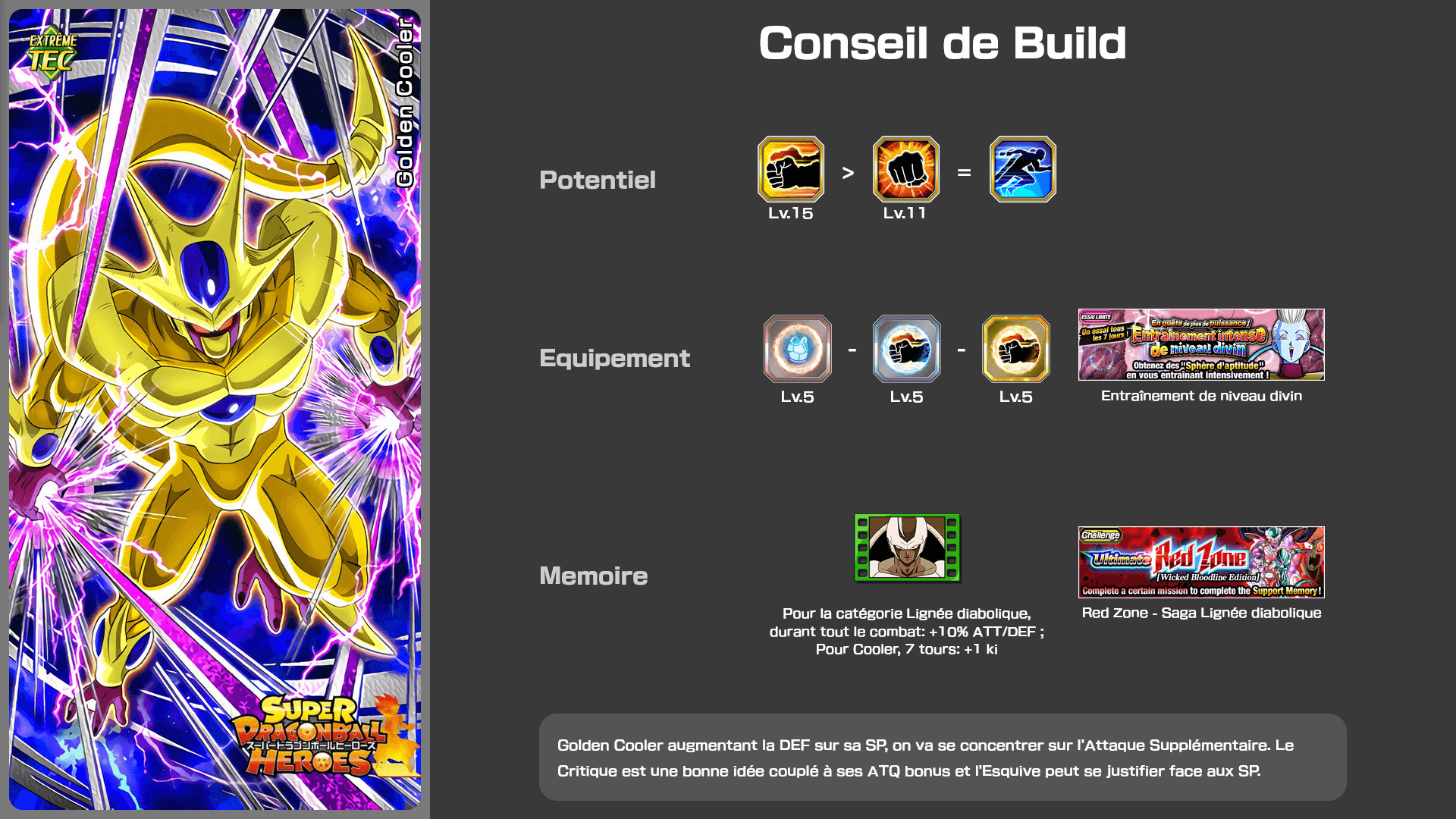 Fiche n°1Golden Cooler : Plus grand BG de l'univers