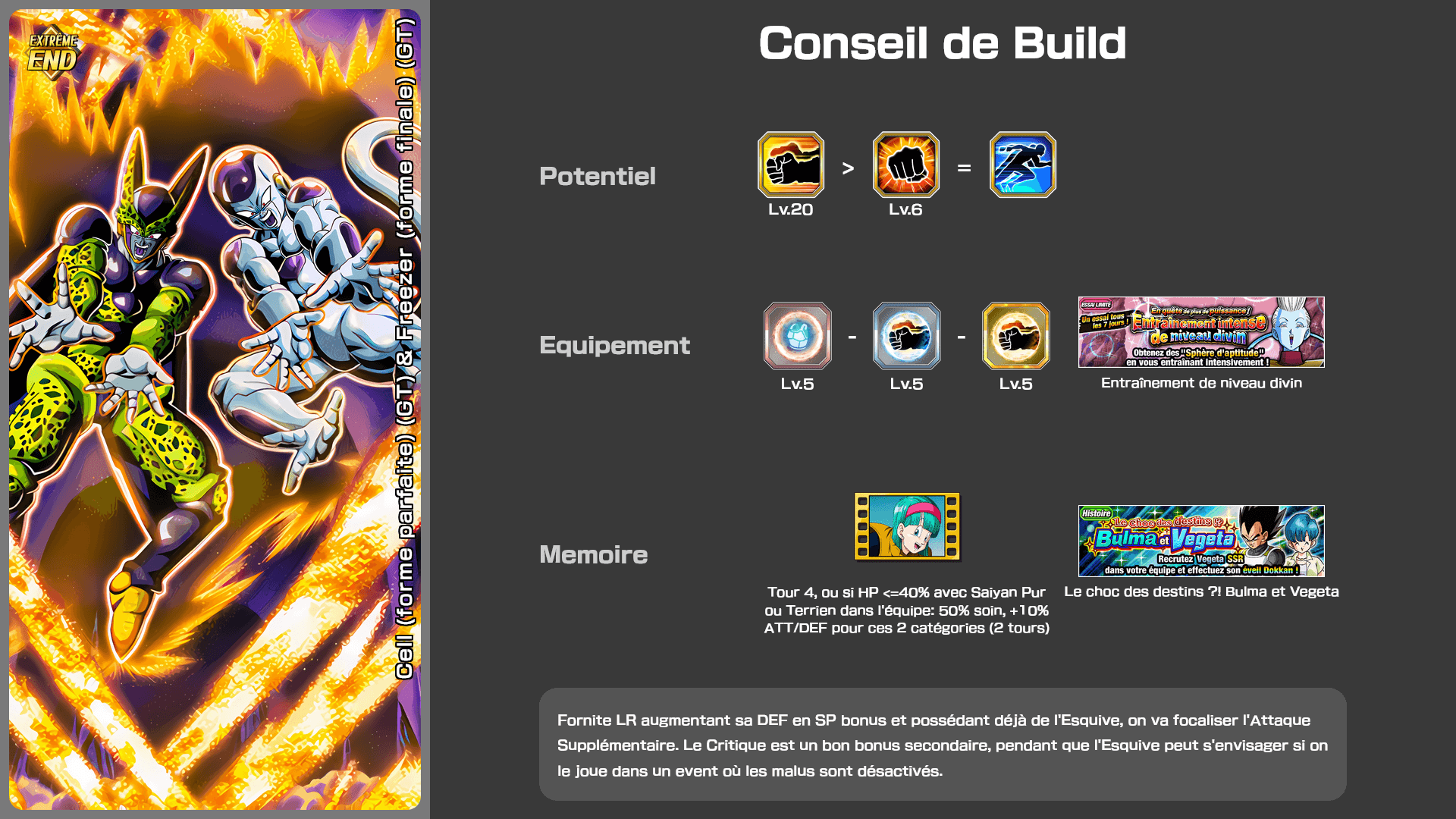 Fiche n°2Cell (forme parfaite) (GT) & Freezer (forme finale) (GT) : Le ressentiment qui se répand dans l'enfer