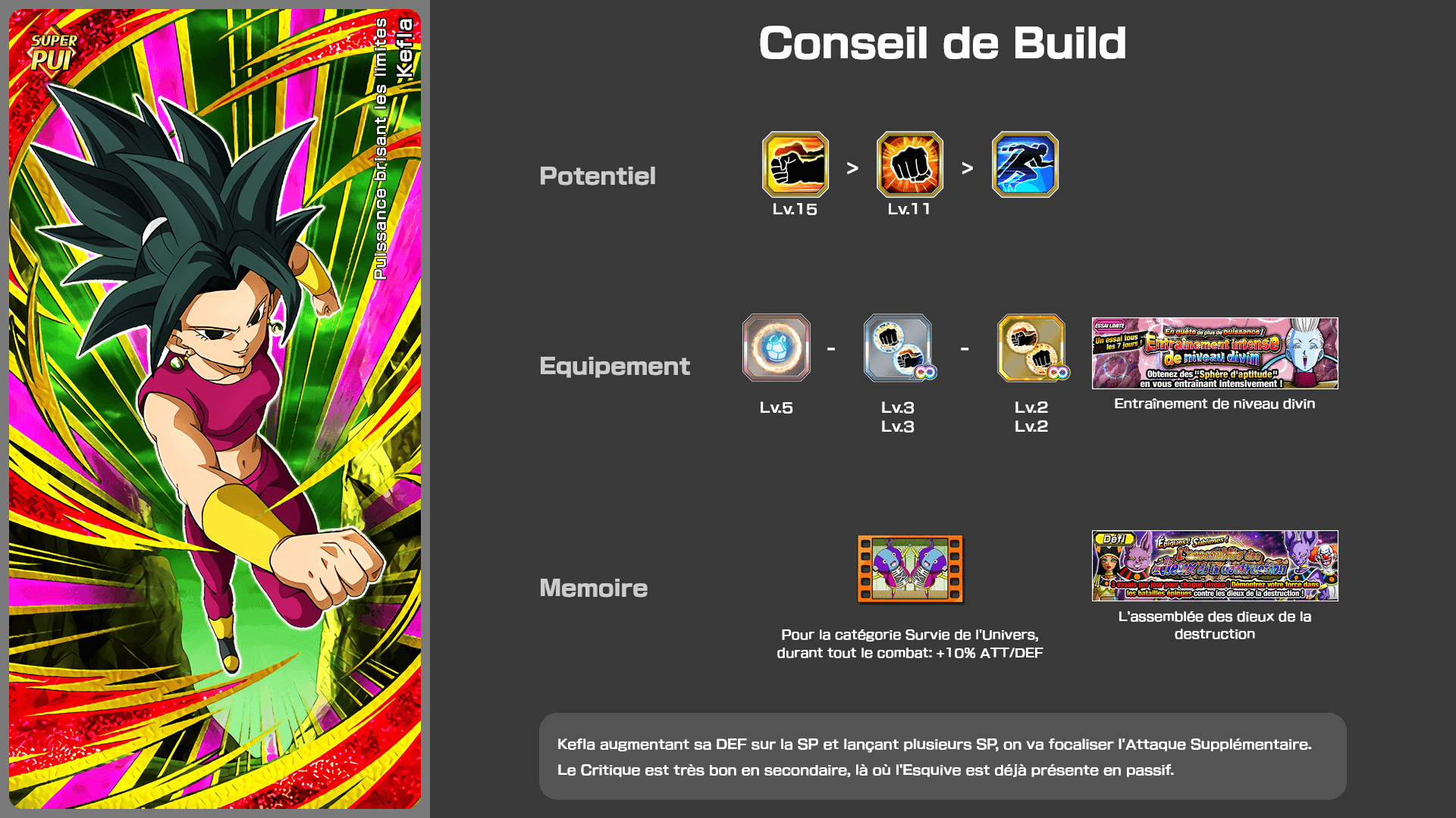 Fiche n°2Kefla : Puissance brisant les limites
