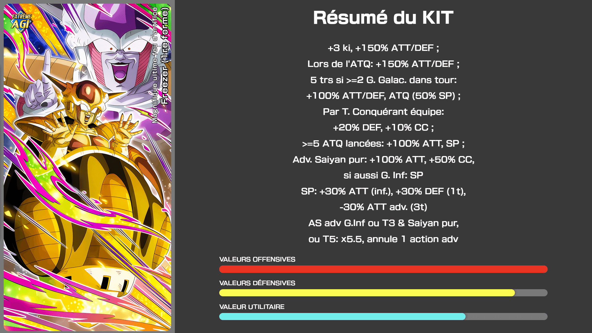 Fiche n°2Freezer (1re forme) : Une dernière vision splendide