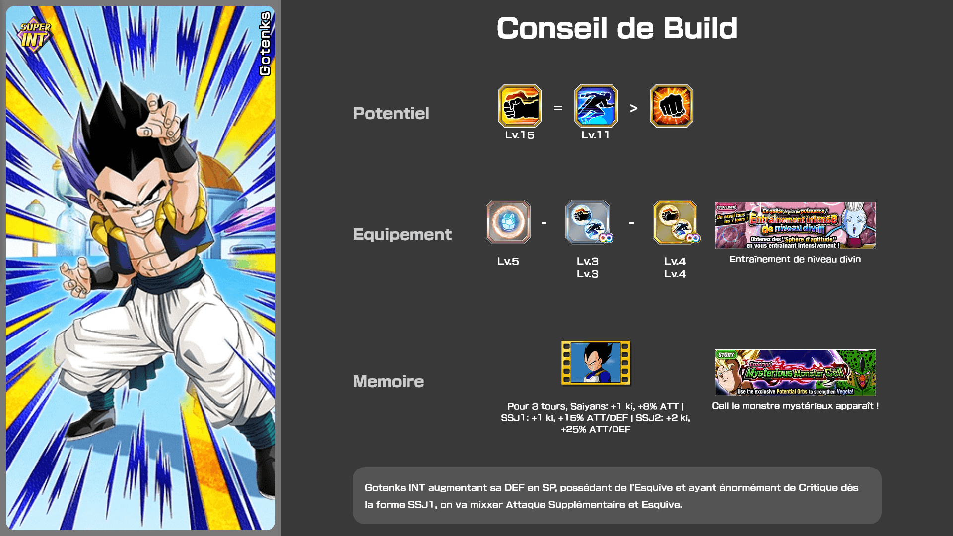 Fiche n°2Gotenks : Super méga puissance fusionnée