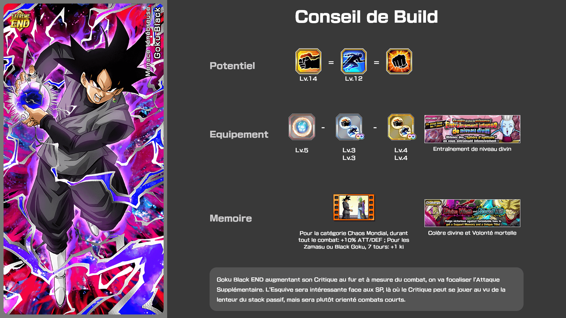 Fiche n°2Goku Black : Menace ténébreuse