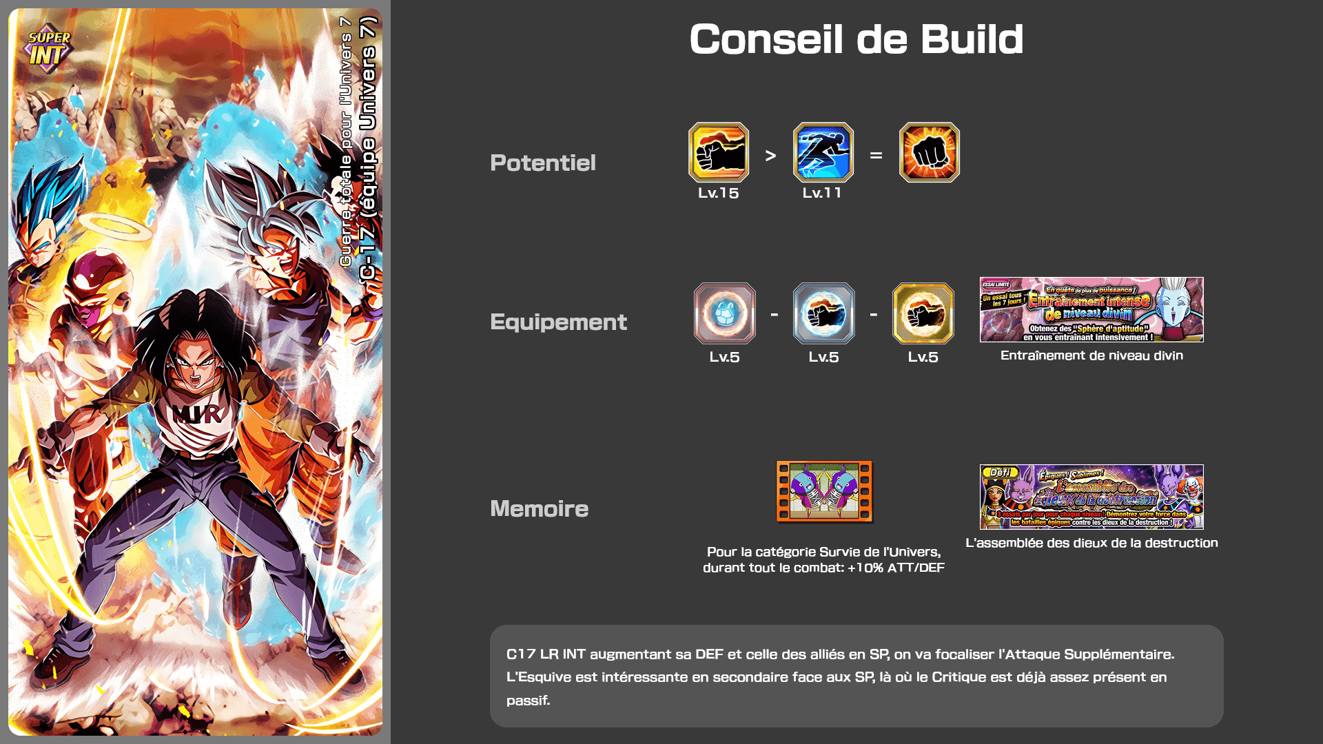 Fiche n°2C-17 (Equipe Univers 7) : Guerre totale pour l'Univers 7