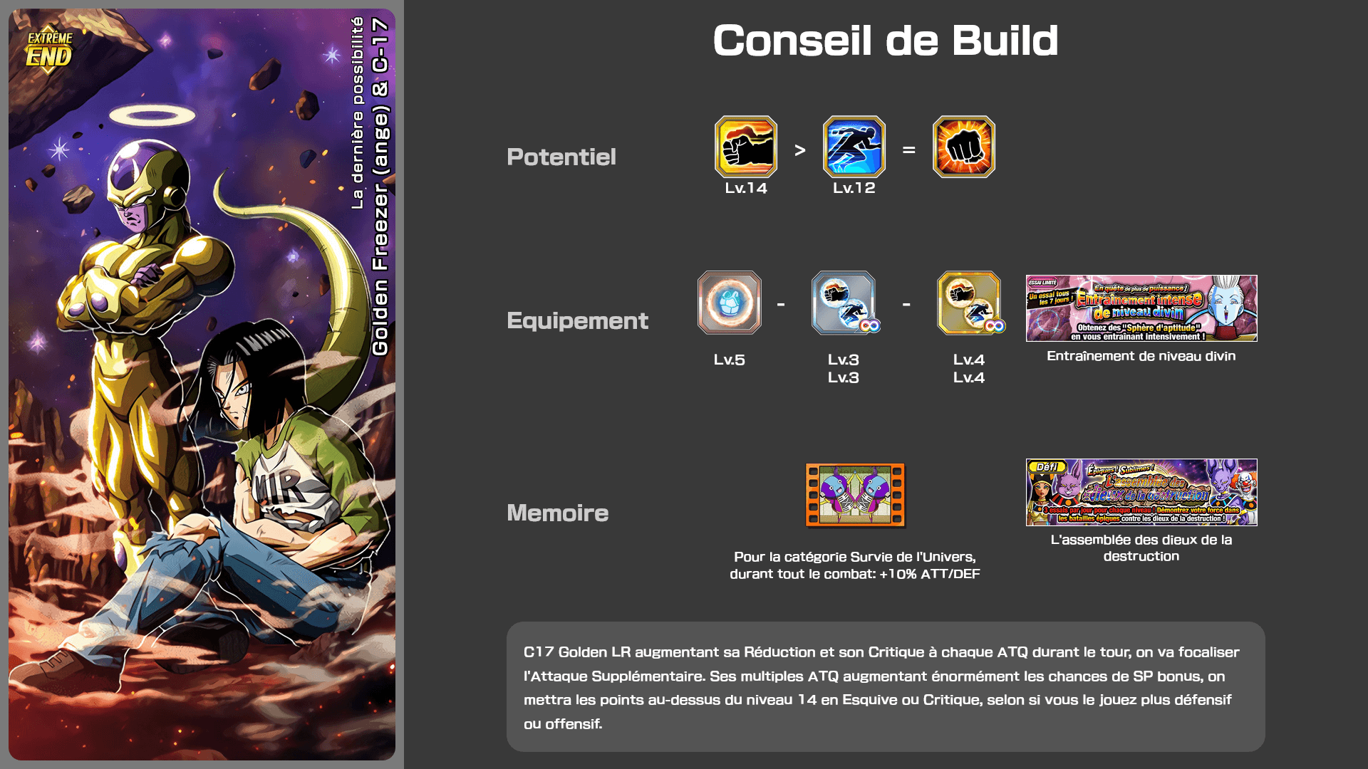 Fiche n°2Golden Freezer (ange) & C-17 : La dernière possibilité