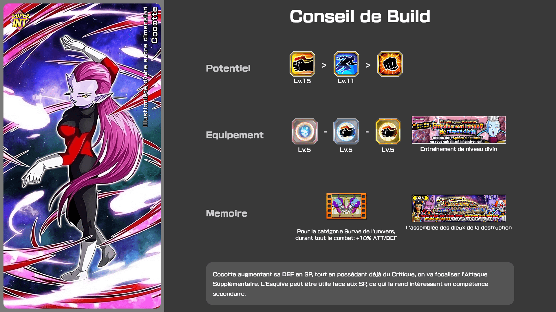 Fiche n°2Cocotte : Illustioniste d'un autre univers