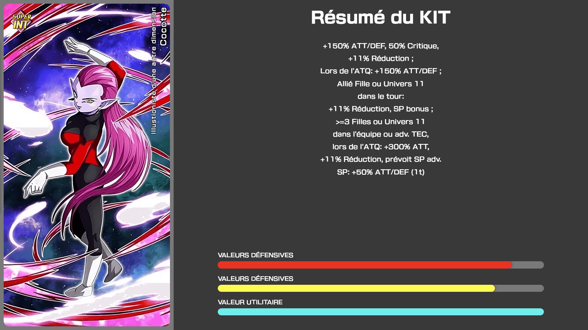 Fiche n°1Cocotte : Illustioniste d'un autre univers