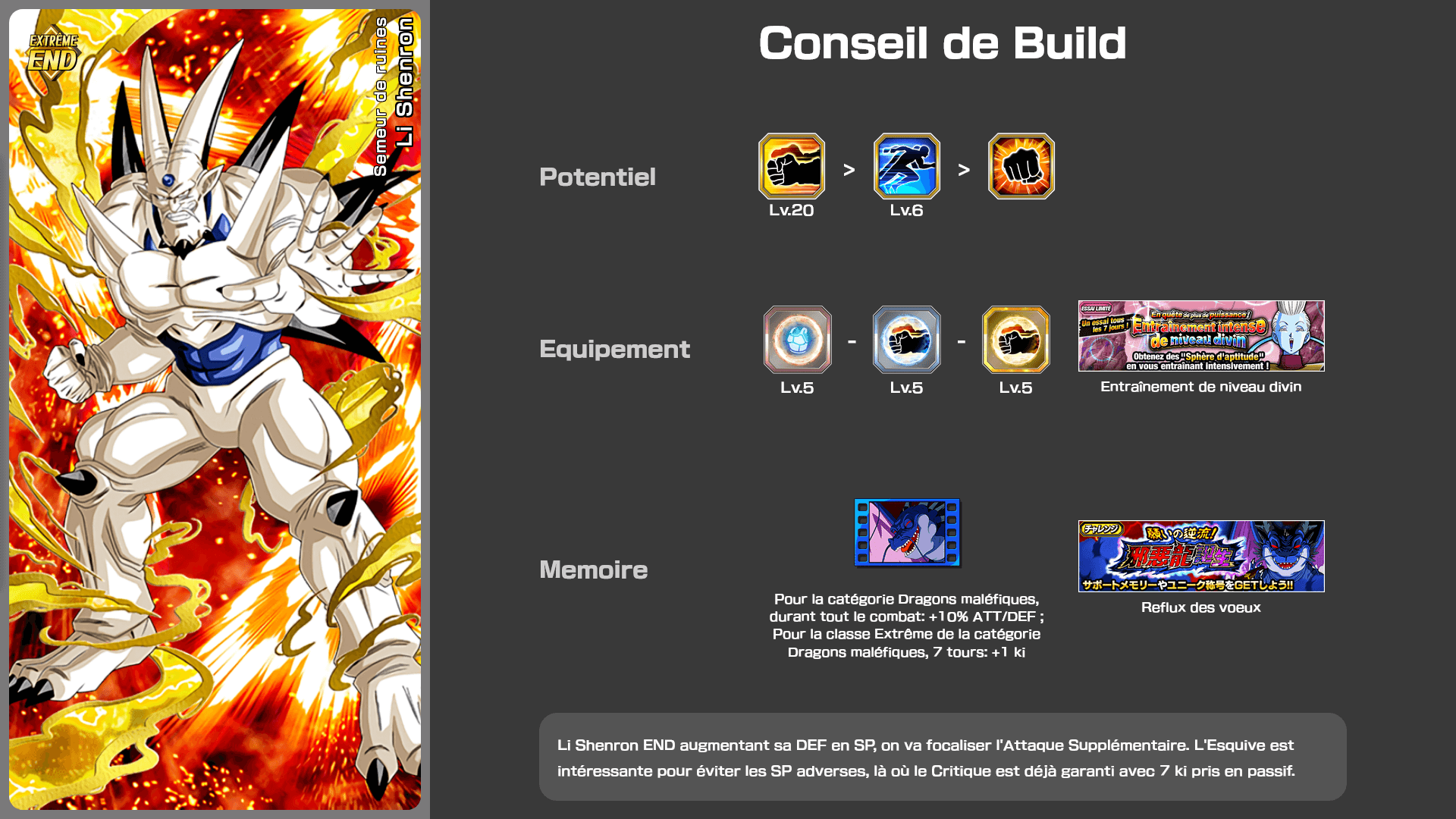 Fiche n°1Li Shenron : Semeur de ruines