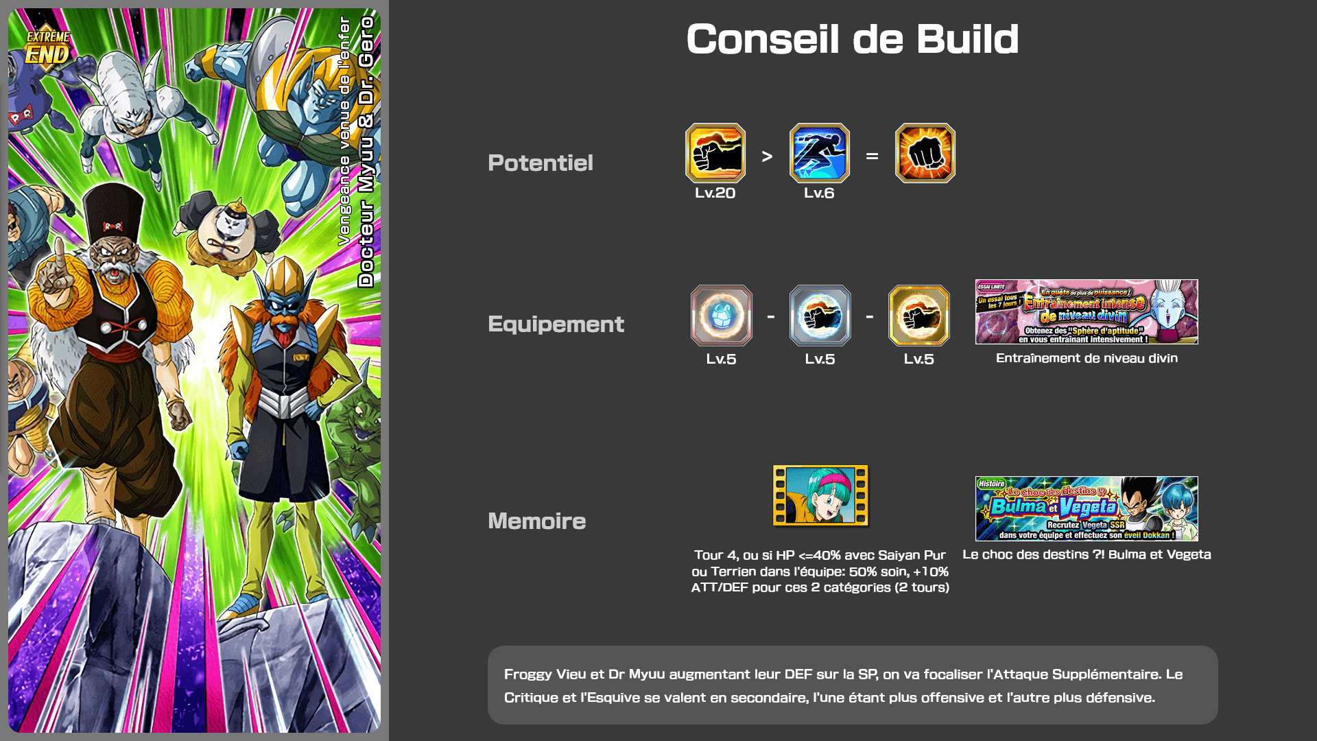 Fiche n°1Docteur Myuu & Dr. Gero : Vengeance venue de l'enfer