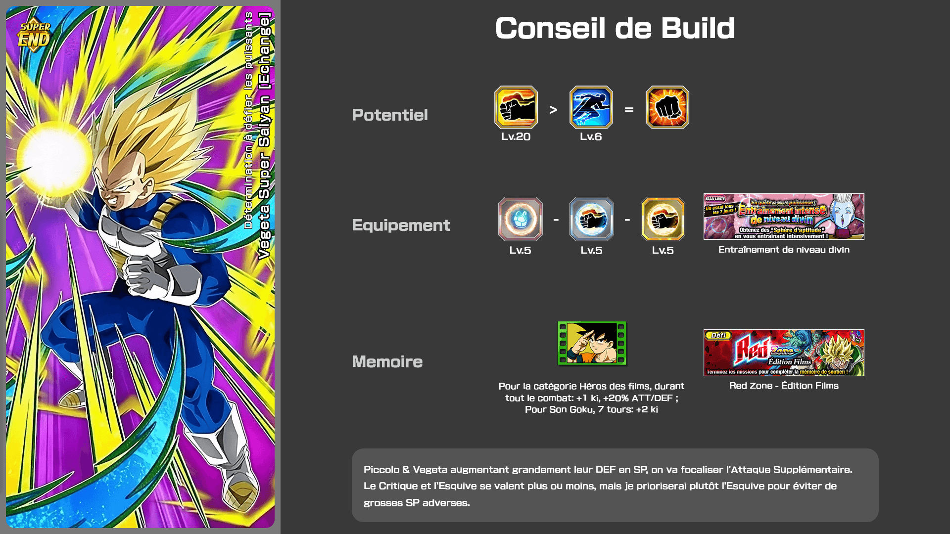 Fiche n°2Vegeta Super Saiyan [Echange] : Détermination à défier les puissants