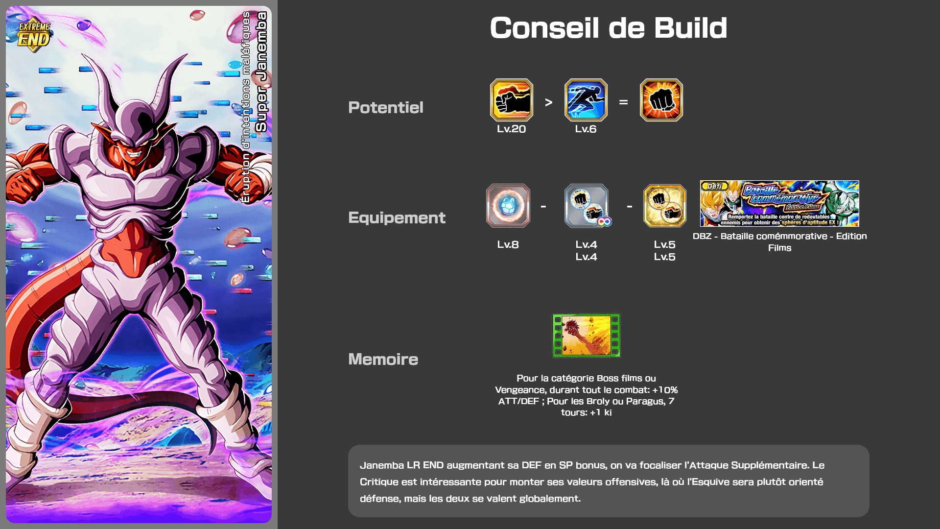 Fiche n°2Super Janemba : Eruption d'intentions maléfiques