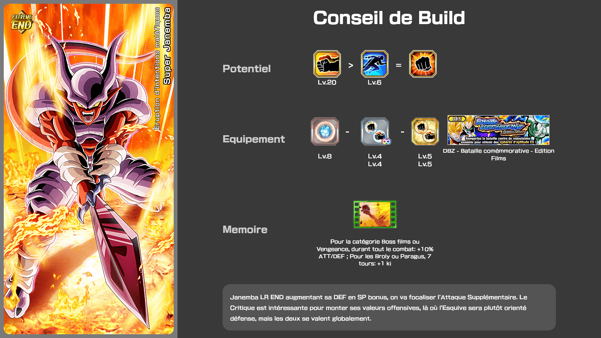 Fiche n°2Super Janemba [Rage] : Eruption d'intentions maléfiques
