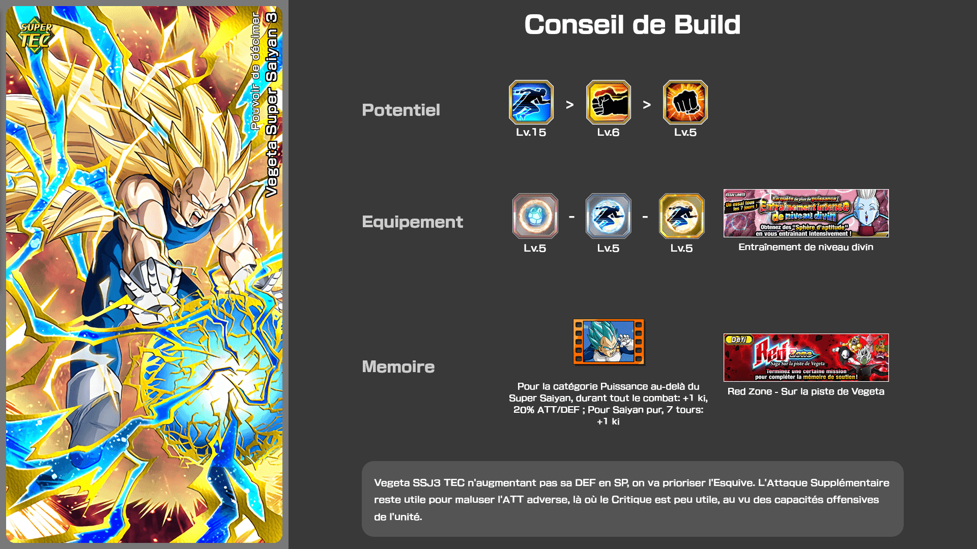 Fiche n°2Vegeta Super Saiyan 3 : Pouvoir de décimer
