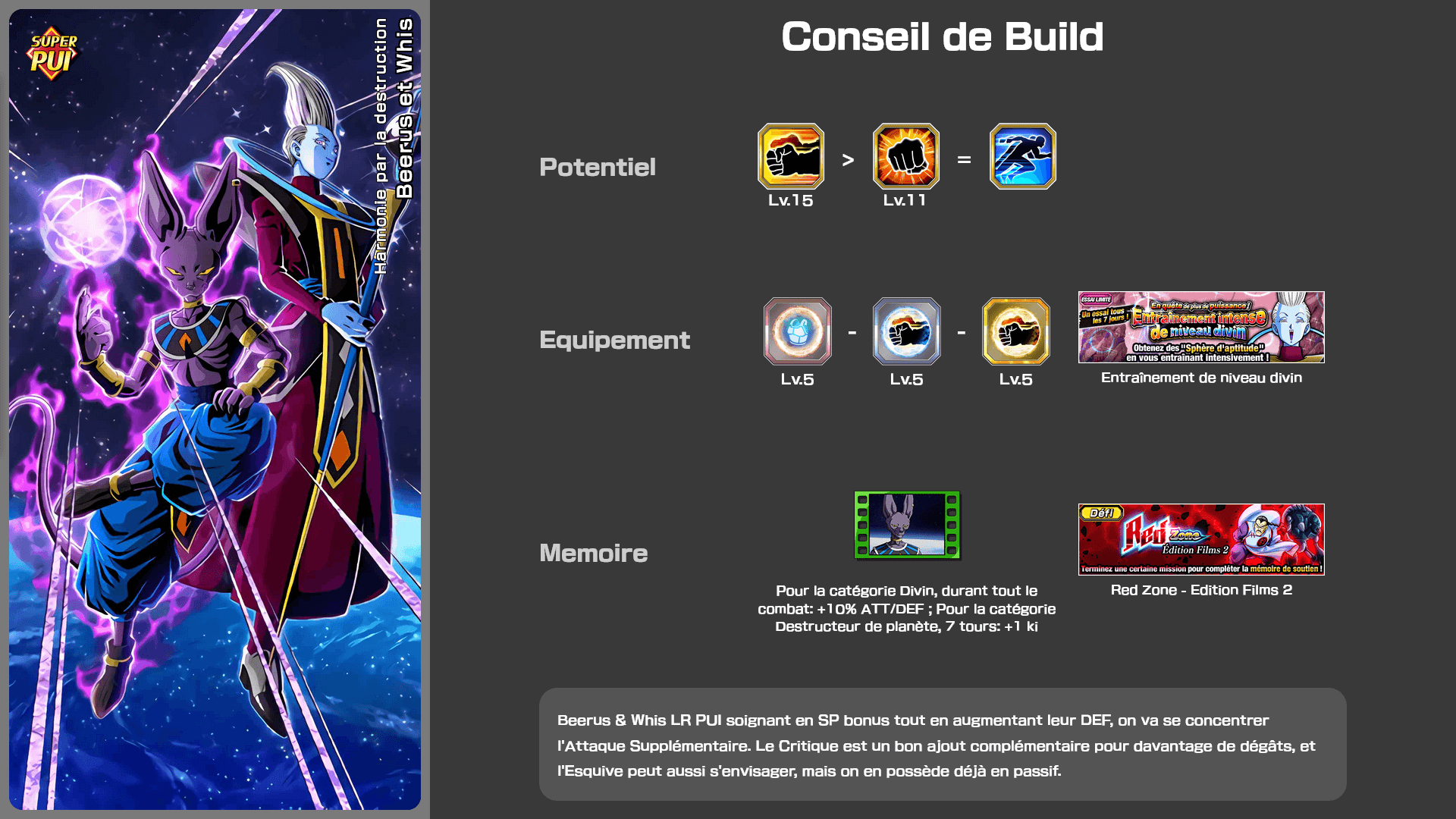 Fiche n°2Beerus et Whis : Harmonie par la destruction