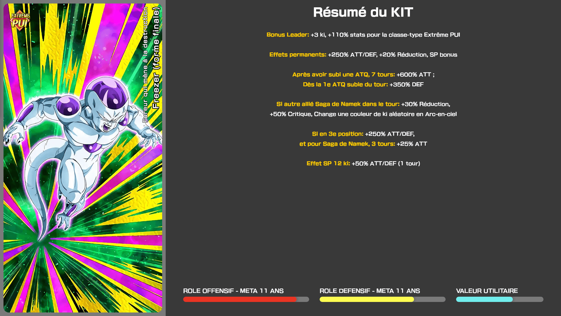 Fiche n°1Freezer (forme finale) : Fureur qui mène à la destruction