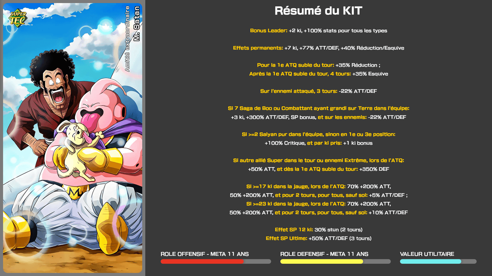 Fiche n°1M. Satan : Amitié extraordinaire