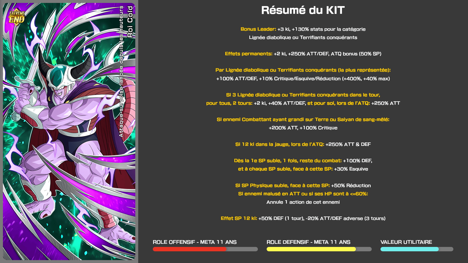 Fiche n°1Roi Cold : Attaque-surprise lancée depuis les hauteurs