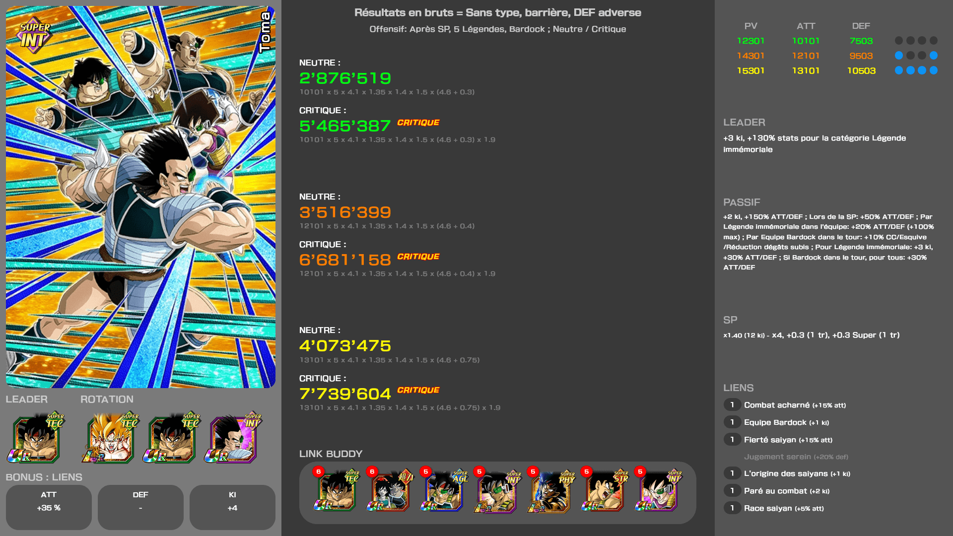 Fiche n°2Toma : Saiyans unis